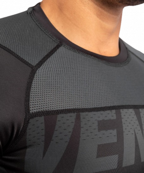 Venum Rashguard One FC Impact schwarz kurz